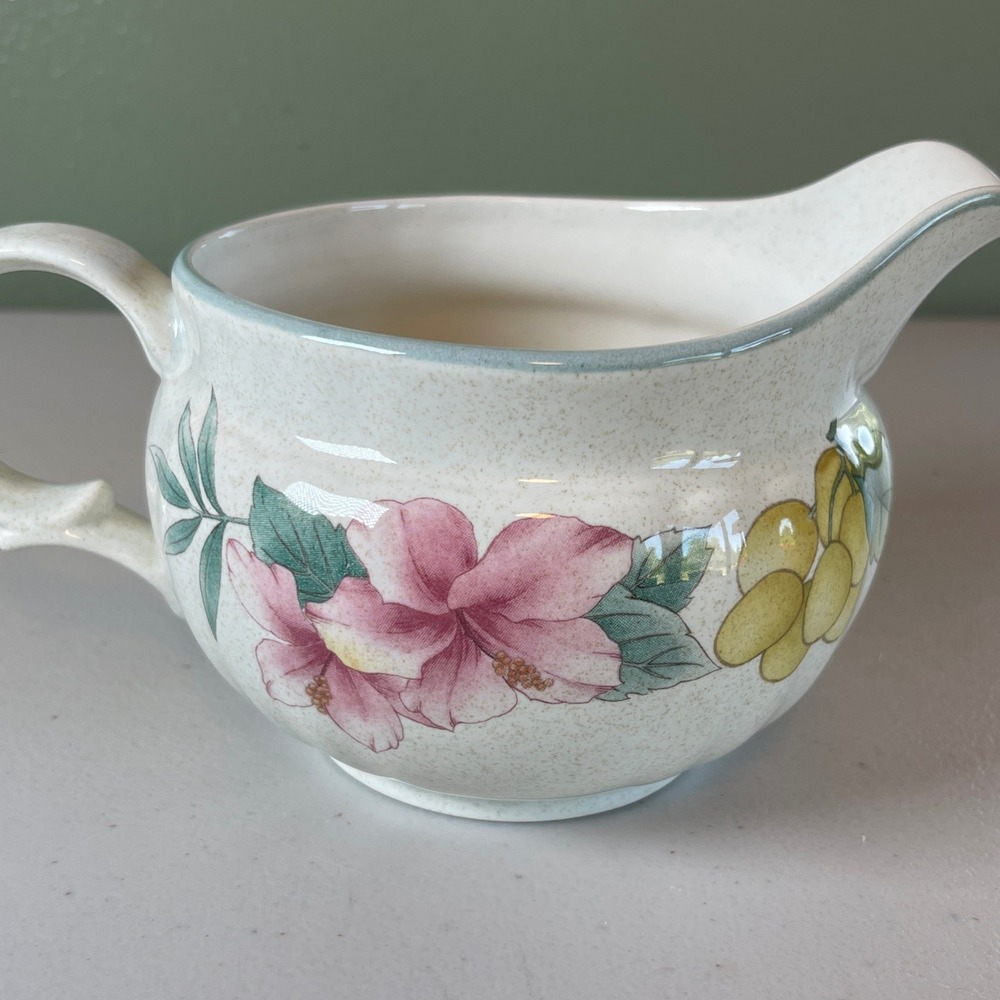 Mikasa Country Classics Fruitage DC026 Gravy‎ Boat Made in Japan Retired Vintage - Picture 3 of 7